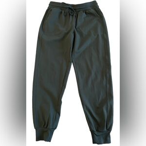 TELLURIDE CLOTHING CO Dark Green Drawstring Waist Zipper Pocket Joggers Small